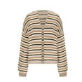 thumbnail image 4 of AUNVITO Women's Striped Knit Cardigan Long Sleeve Lightweight Open Front Soft Polyester Casual Outerwear, 4 of 6
