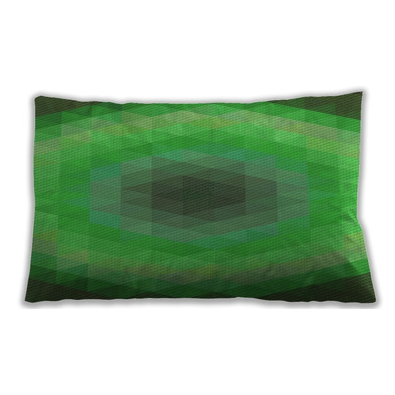 Ahgly Company Outdoor Rectangular Contemporary Lumbar Throw Pillow, 13 inch by 19 inch