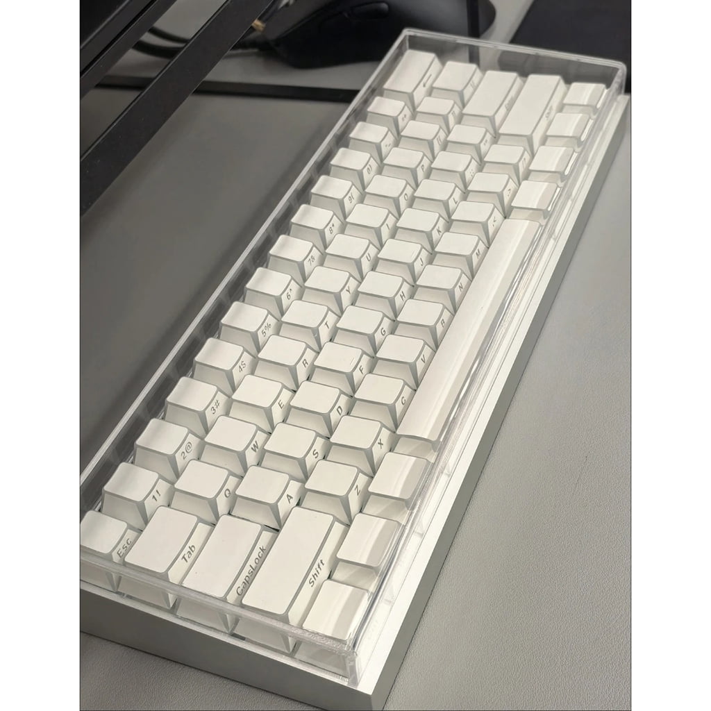137Pieces PBT Keycaps Side Print For 61 To 108 Keys Mechanical Keyboard Double Shot Construction