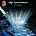 thumbnail image 3 of Pâte Thermique Haute Performance M12, Composé de Transfert Thermique Efficace pour Applications, Idéal pour Ordinateur Portable, Jeux, Refroidissement GPU/CPU 1 g et Nettoyant 12,4 W, 3 of 5