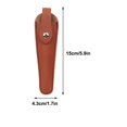 thumbnail image 3 of LOVEVERScissors Cover Safety Synthetic Leather Sheath Scissors Protector Hair Cutting Scissors Sewing Scissor Sheath Portable Beauty Tool Protection Cover Bags, 3 of 3
