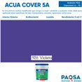 thumbnail image 2 of PINTURA VINILICA ACUA COVER COLOR VIOLETA MATE ACUARIO CUBETA, 2 of 5
