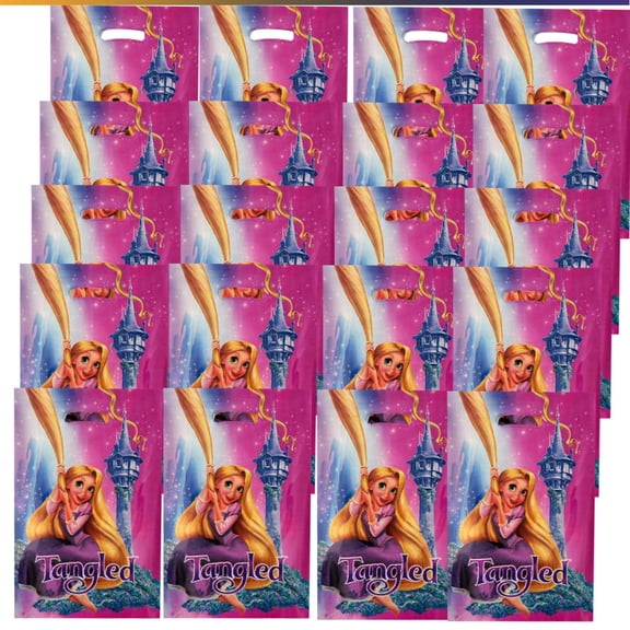 Princess Candy Treat Bag Goodie Birthday Gift Bags Party Favors Handles Snack Supplies