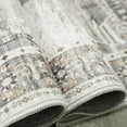 thumbnail image 4 of General Washable 2x3 Area Rugs - Large Boho Rugs for Living Room Stain Resistant Carpet Vintage Tribal Rugs for Bedroom Kitchen Bathroom with Non Slip Backing Home Decor Floor Decoration Mat 2x3 Grey, 4 of 17