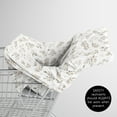 thumbnail image 3 of Sweet Jojo Designs Botanical Taupe and Ivory Multi Use Baby Car Seat and Nursing Cover, 3 of 6