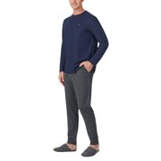 Tommy Bahama Men�s 2-piece Relaxed Fit Logo Embroidered Lounge Set (Blue,Medium)
