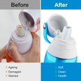 thumbnail image 4 of fafa-4 Pcs Bite Valve Replacement for Brita Water Bottle, Silicone Mouthpieces Replacement Compatible with Brita Water Bottle with 2 Pcs Brita Filter Water Bottle Replacement, 4 of 4