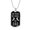 Military Chain (Gold), variant on Father Memorial Dad My Hero My Angel Dad Dog Tag Necklace Stainless Steel 24" Chain Silver Tone or Gold Tone