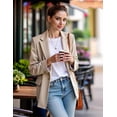 thumbnail image 4 of Ekouaer 3 Pack Long Sleeve Shirts for Women Crewneck Thermal Tops Casual Base Layer Undershirts Fall Trendy Basic Tees, 4 of 6