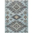 thumbnail image 2 of Addison Rugs Chantille Indoor/Outdoor Transitional Tribal Teal Machine Washable Rectangle Rug, 9' x 12', 2 of 8
