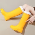 thumbnail image 6 of YUEHUA Womens Rain Boots Stylish Mid Calf Boots for Women Rainy Days Casual Outfits Outdoor Activities Waterproof Lightweight Anti-Slip Garden Boots, 6 of 8