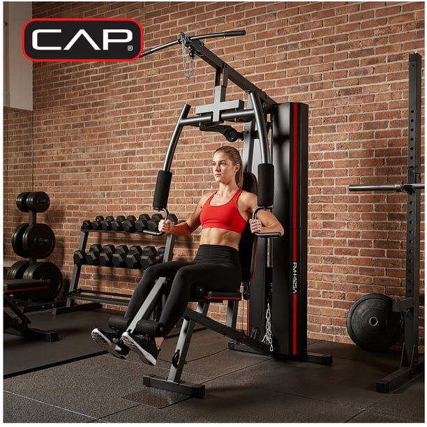 CAP Home Gym with 125 lb Weight Stack - Walmart Business Supplies