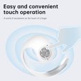 thumbnail image 5 of MS162 Translation Earbuds Real Time OWS Open Ear AI Translator Earbuds Wireless Bluetooth Earphones Support 150 Languages Translator Earbuds Bluetooth Translation for iOS & Android(White), 5 of 10