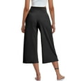 thumbnail image 3 of WILLBEST Pantalones Casuales Cortos de Verano para Mujer, Ligeros, Cómodos, Elásticos, Hasta El Tobillo, con Bolsillos para Uso Diario Grande, 3 of 6
