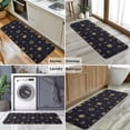 thumbnail image 6 of Dark Blue Celestial Body Pattern Kitchen Rug Mat,Kitchen Runner Rugs Non Skid Washable,Decorative Kitchen Floor Mats for Kitchen,Sink,Laundry,17"x47.2", 6 of 7
