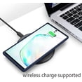 thumbnail image 7 of Case for Samsung Galaxy Note 10 Thin Shockproof Phone Case PC Back TPU Bumper [Protect from Fingerprint/Shock/Scratch/Slip] Translucent Matte Phone Cover for Samsung Galaxy Note 10-Blue, 7 of 7