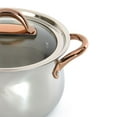 thumbnail image 3 of BergHOFF Ouro Gold 18/10 Stainless Steel 8" Stockpot with Glass Lid, 5qt., 3 of 6