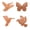 4Pc-E,137, variant on Copper Bird Bath Disk 3 Point Support Water Purifier For Outdoor Birds Bowl All Season Low Maintenance