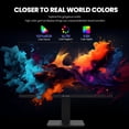 thumbnail image 3 of Monitor para juegos CRUA 24,5 pulgadas, 144 Hz/165 Hz, FHD 100% sRGB, 3 of 7