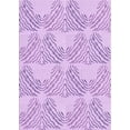 thumbnail image 1 of Ahgly Tapis Rectangulaire Lavable en Machine Intérieur Transitionnel Violet, 3 Pieds x 5 Pieds, 1 of 7