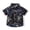 black print, variant on Toddler Boys Hawaiian Shirt Baby Boy Button Down Shirt Kids Short Sleeve Tops Beachwear Print Aloha Cotton T Shirts for 1-7 Years