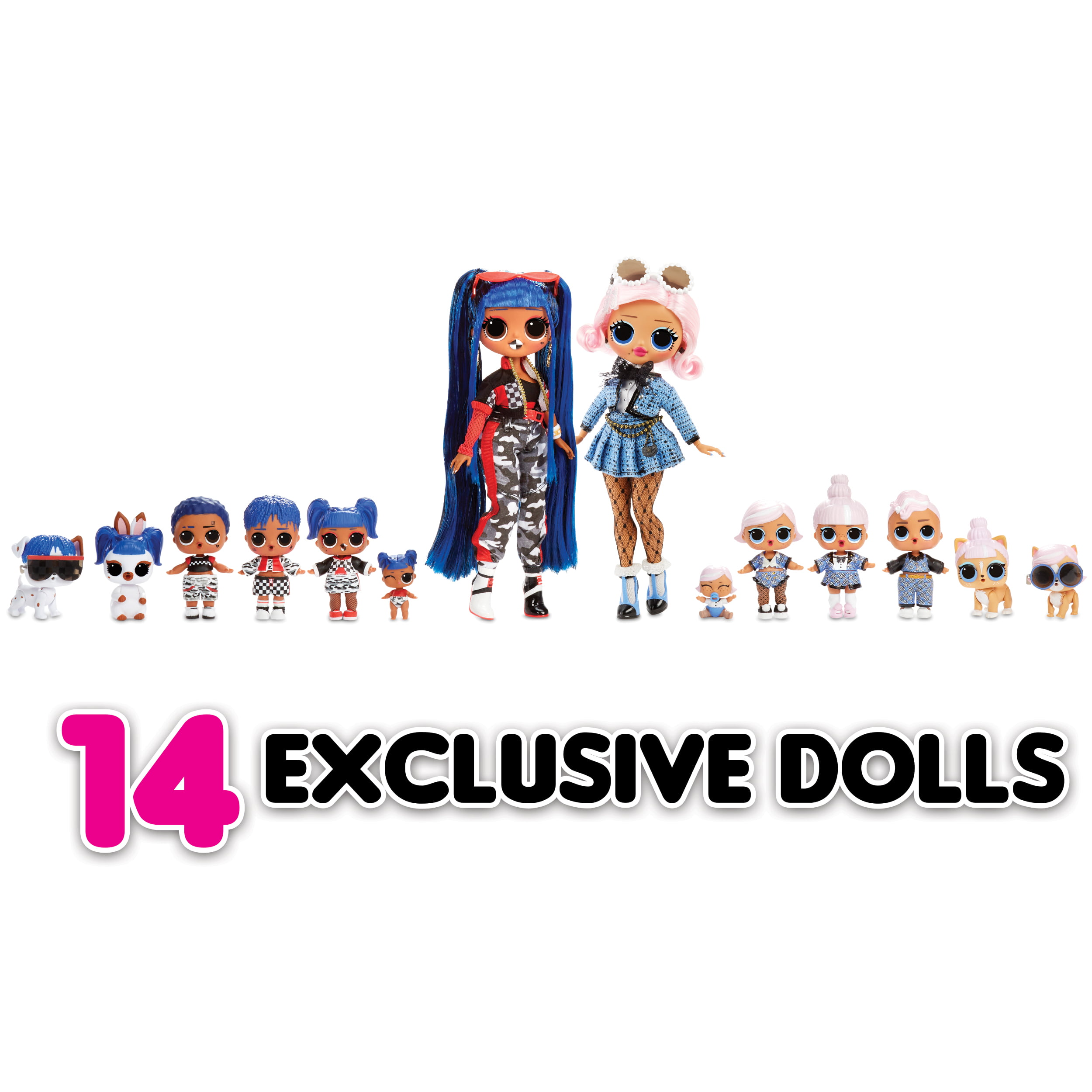 Surprise Amazing Surprise with 14 Dolls & 70 L.O.L Surprises 
