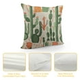 thumbnail image 4 of JRXY  Green Succulent Cactus Decorative Pillow Cushion Covers Orange Flowers Tropical Exotic Desert Plants Oblong Rectangle Throw Pillow Cases for Sofa Bed Couch White, 4 of 5