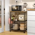 thumbnail image 2 of Carro de Cocina con Ruedas ThreeHio 60x40x76 cm, 3 Niveles, 2 of 8