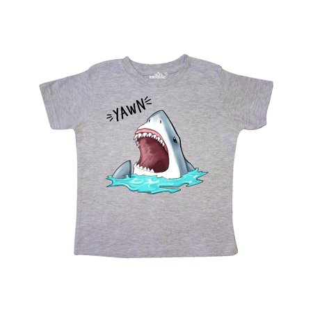 

Inktastic Great White Shark Yawning funny Gift Toddler Boy or Toddler Girl T-Shirt