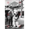 Snoopy famous white dog REDBROKOLY mascot from BD