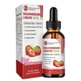 thumbnail image 2 of (2 pack)Minch Magnesium Glycinate Supplement,Liquid Drops 1000mg,2 fl oz, Vegan, Strawberry Flavor, 2 of 8