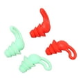 thumbnail image 4 of Tapones Para Los Oídos Con Reducción De Ruido, Almohadillas Para Los Oídos Para Dormir, Color Rojo, Verde, Lavables, Impermeables, De Silicona Reutilizables Para Viajes En Casa, 4 of 7