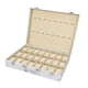 thumbnail image 5 of Maleta para relojes, caja de lujo para relojes de colección para hombres, caja de almacenamiento portátil, organizador, estuche de transporte, 24 y 8 ranuras, 5 of 10