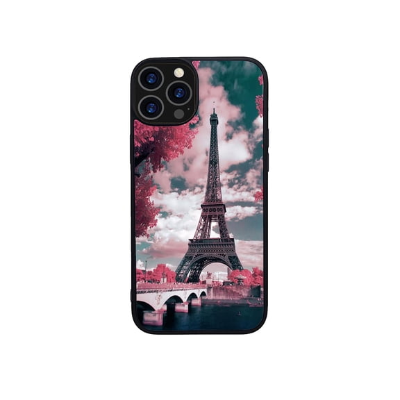 Phone Case for Apple iPhone 14 / iPhone 13 (6.1") Hybrid Print Design Vintage Pattern Fashion Rubber Hard PC TPU Shockproof Frame Cover [ DAY IN PARIS ]