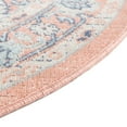 thumbnail image 6 of Unique Loom Whitney Collection Area Rug - Milano (5' x 8' Oval Powder Pink/Blue), 6 of 7