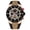 Rose shell black, variant on Men's, Calendar Tape Quartz, Six-Pin Watch, Business Men's Watch