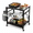 Silver, variant on NUUK Heavy Duty Grill Cart 30"x24", Outdoor Pizza Oven Table with Stainless Steel Top, 3-Tier BBQ Prep Table with Sliding Drawer, Outdoor Kitchen Serving Cart for Grilling, Patio