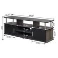 thumbnail image 4 of Convenience Concepts Designs2Go Meuble Télé Monterey de 60 Pouces en Gris Patiné, 4 of 5