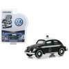 Classic Volkswagen Beetle (Saint John, New Brunswick) Canada Police Black and White 1/64 Diecast Model Car by Greenlight