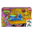 thumbnail image 1 of Teenage Mutant Ninja Turtles: Mutant Mayhem Battle Cycle with Exclusive Raphael Figure by Playmates Toys., 1 of 8