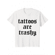 thumbnail image 1 of Lightweight Cotton Tee – 'So is Your Mom' and 'Tattoos are Trashy' Combo, 1 of 6