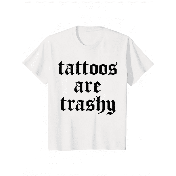 Lightweight Cotton Tee – 'So is Your Mom' and 'Tattoos are Trashy' Combo