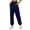 Blue, variant on UJNDER Women's Lined Sweatpants Joggers Workout High Waisted Yoga Pants with Pockets Beige L
