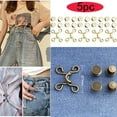 thumbnail image 3 of MORESEC under $5 4Pcs Metal Snap Buttons,Large Size for Heavy Duty Pants, Snap Button Without Nail for Easy Use, Durable Metal Construction for Long Service, Versatile for Skirts and Jackets, 3 of 9