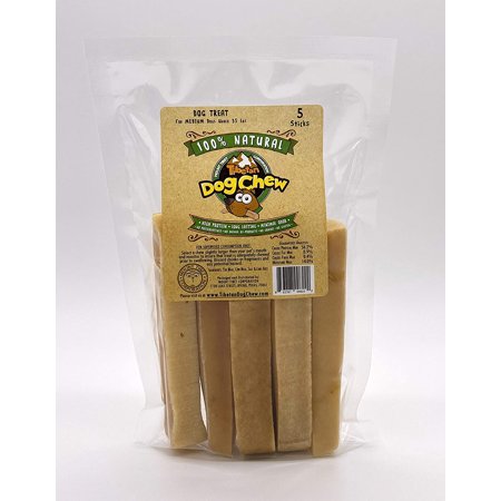 UPC: 0853787008222 | Tibetan Dog Chew (Medium 5 Sticks – Yak Cheese Chew – Natural Healthy and Long-Lasting Treats for Aggressive Chewers (for Medium and Large Dogs) 5 Count (Pack of 1)