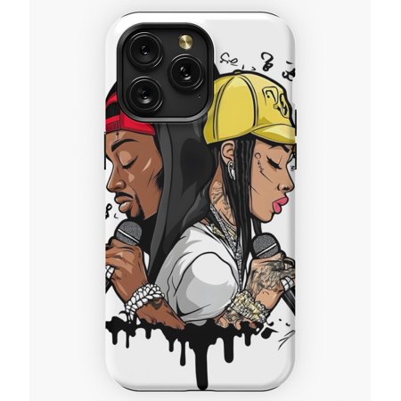 Pastel Rap Duo Fan Design M2203 Phone Case for iPhone 17 16 15 14 13 12 11 Pro Max