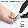 thumbnail image 6 of VIISHARE Toenail Clipper Set, Professional Heavy Duty Thick & Ingrown Toe Nail Clippers for Men & Seniors, 6 of 8
