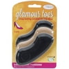 Glamour Toes Back Of Heel 3pk