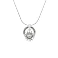 thumbnail image 2 of Delight Jewelry Silvertone Sun Miracles Ring Charm Necklace, 18", 2 of 4