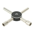 thumbnail image 4 of 4 Way Electric Control Cabinet Key, Durable Stainless Steel Cross Electric Control Cabinet Key Portable With Keyhole For RC Vehicle, 4 of 8